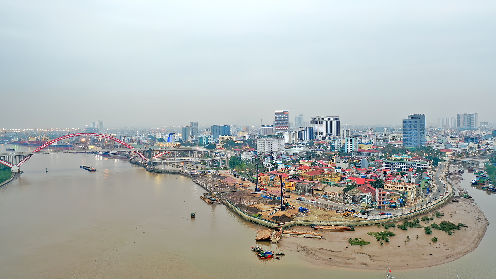 Skyline haiphong song Cam 2024, Haiphong — flights from Hanoi to Haiphong