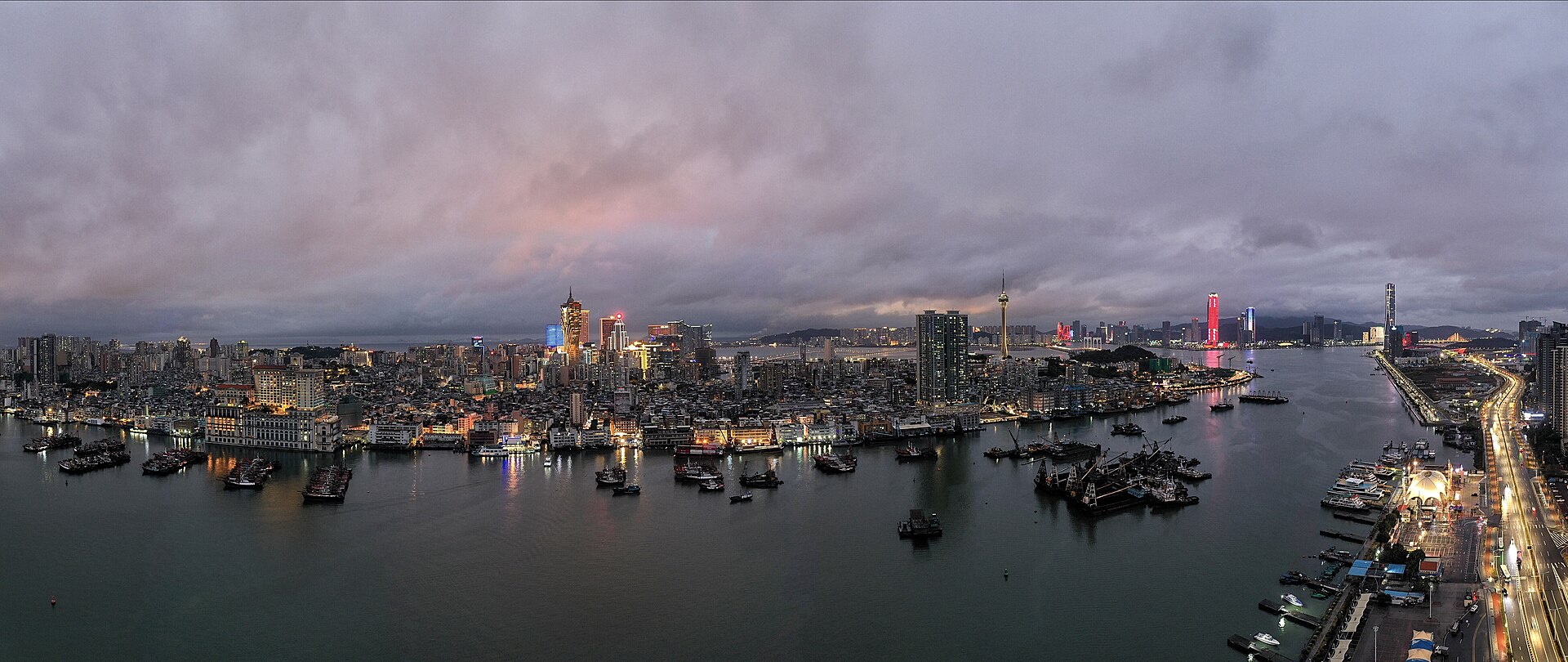 Panorama of Macau Peninsula2021, Macau — flights from Taipei to Macau