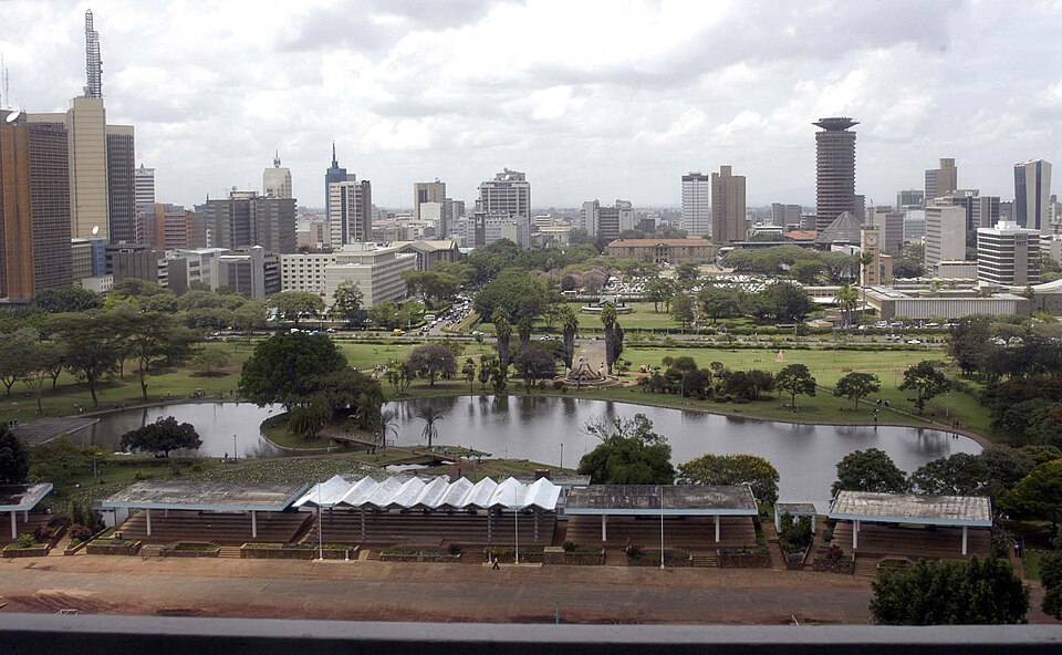 City view from Uhuru Park, Nairobi, Nairobi
