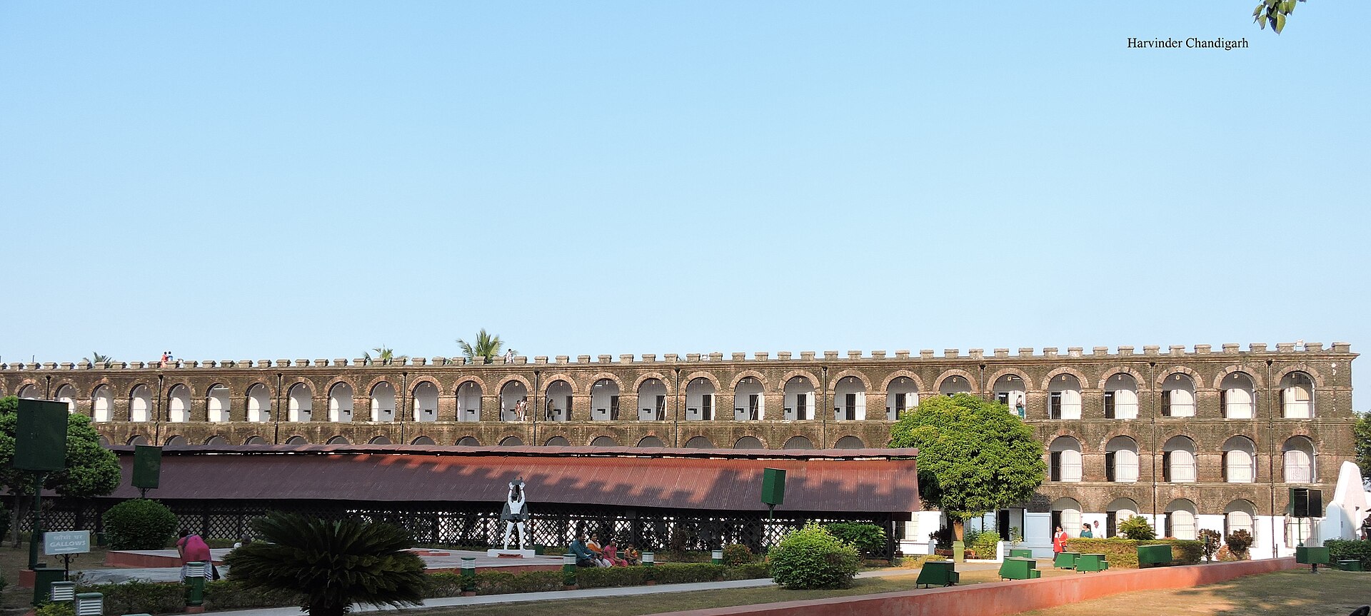 Closer view of a cell of Cellular Jail, Port Blair, India, Port Blair — flights from Jeddah to Port Blair