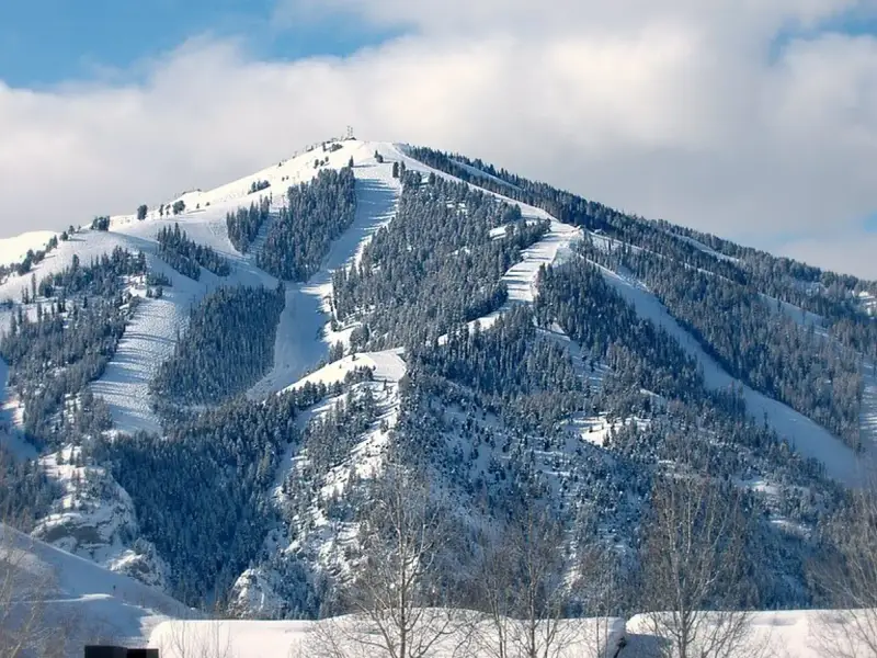 Sun Valley, Idaho, United States — Bald Mountain in Sun Valley, Idaho