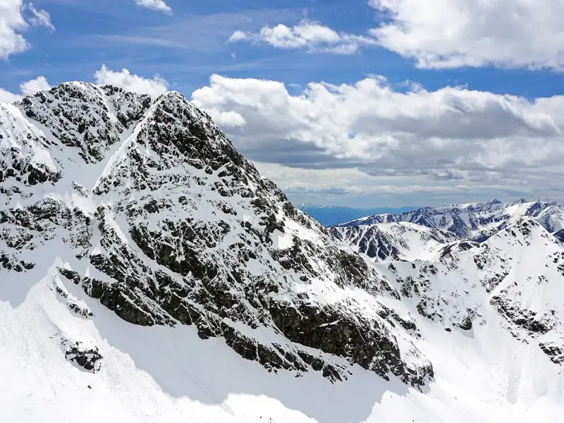 Zakopane, Lesser Poland, Poland — Panoramic view towards Świnica (2,301 m AMSL) from Kościelec, Tatra National Park, Zakopane, Poland.