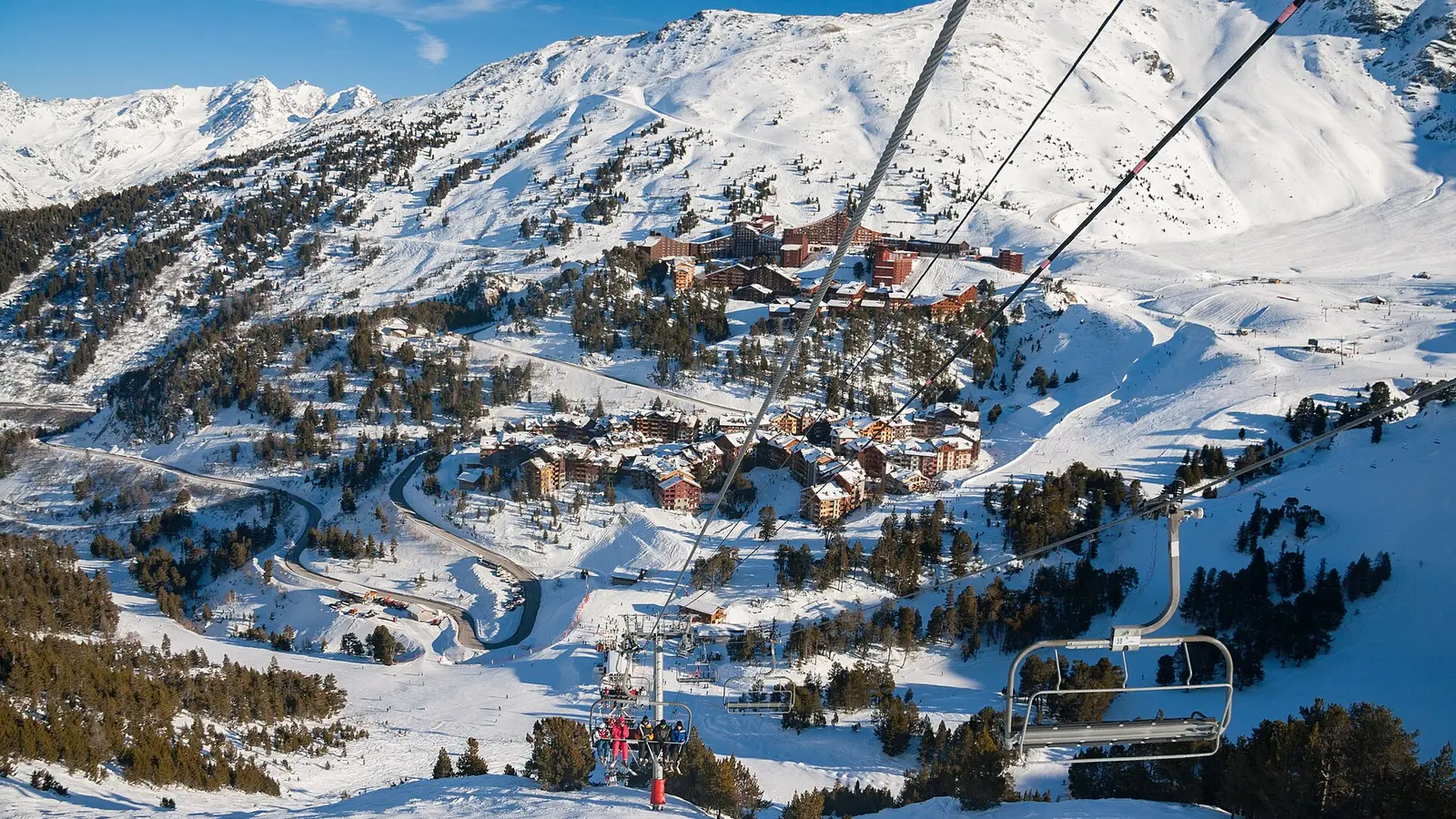 Les Arcs, Savoie, France — View of Les Arcs 1950 and 2000